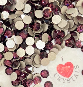 AMETHYST Purple 14ss 3.5mm IHC 2088 Austria Flatback Crystal Rhinestones 144 pcs - Picture 1 of 5