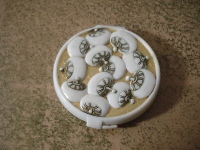 Poudrier Ancien COTY  L'AIMANT Soleil D'O - ART DECO - Photo 1/4