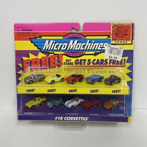 NEW 1996 Galoob Micro Machines Corvettes 10th Anniversary #10 Car Bonus Pack - Picture 1 of 13