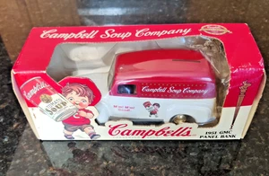 Original ERTL Campbell's Soup 1951 GMC Panel Bank Truck 1995 Diecast Metal - Picture 1 of 10