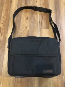 Vintage Compaq Computer Laptop Travel Bag Black Laptop Shoulder Strap Y2K 90s - Afbeelding 1 van 24