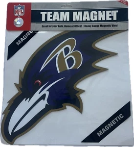 NFL Baltimore Ravens Logo Team Magnet Football Indoor Outdoor Auto Kühlschrank - Bild 1 von 2