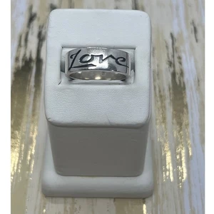 Anillo de ley James Avery Love Script retirado 8,75 - Imagen 1 de 5