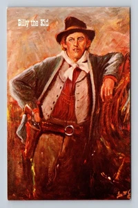 Billy The Kid, Portrait, People, Antique, Vintagecard - Picture 1 of 2