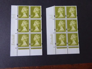 GB. Macchina specializzata. Cyl. Blocco. SG U147A. Cyl.1 & 1Dot. MNH. - Foto 1 di 1