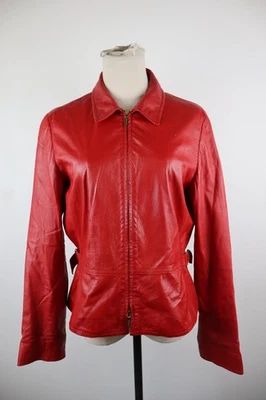 Marella Jacket Women's Jacket Size 44 Woman Jacket Casual Vintage Leather - Image 1 of 4