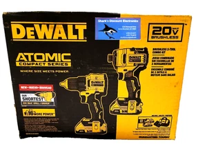 DeWalt DCK225D2 ATOMIC 20V MAX Brushless 2 Tool Combo Kit - NEW - FREE SHIP - Picture 1 of 4