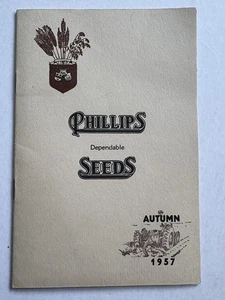 Phillips Seeds Catalogue, Autumn 1957 - Picture 1 of 4