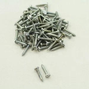 100-Pack Metallics Tapping Screws #7 x 3/4" Pan Head Zinc Plated TS42 - Picture 1 of 4