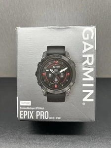 Garmin Epix Pro Gen 2 Sapphire Edition 47mm Carbon Grey DLC Titanium Black Band - Zdjęcie 1 z 2