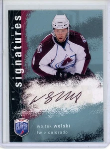2007-08 Upper Deck Be A Player Wojtek Wolski S-WW Signatures Auto Avalanche - Picture 1 of 1