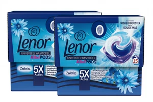 30x Lenor Pods All-in-1 Meeresbrise Waschmittelkapseln Universal+ Kraftvolle Fle - Bild 1 von 3