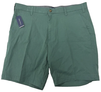 Nautica классический крой Chino эластичной палубы шорты мужские 36 Вт поло Prep новый - Изображение 1 из 4