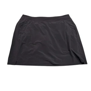 Athleta Black Soho Skort Activewear Workout Pockets Size 16T - Picture 1 of 4