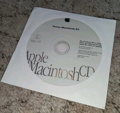 Apple Power Macintosh G3 System Software Mac OS 8.0 CD-ROM deutsch D691-1826-A - Bild 1 von 2