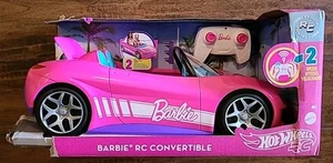 Hot Wheels RC Spielzeugauto, ferngesteuertes rosa Cabrio neu Box beschädigt siehe Bilder - Bild 1 von 6