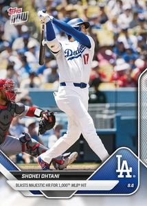 2025 Topps Now MLB #527 Shohei Ohtani Los Angeles Dodgers PRESALE - Picture 1 of 2