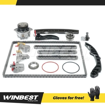 Timing Chain Kit Water Pump Fit 2017-2020 Infiniti QX60 Nissan Pathfinder 3.5L - Image 1 of 4