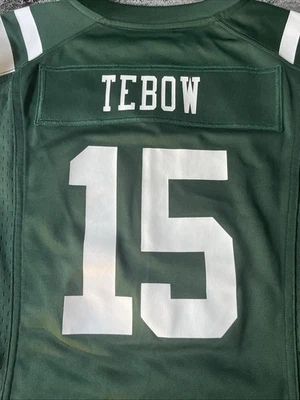 Camiseta Tim Tebow New York Jets Nike Niños Verde 8/10 Mediana Foto 1 de 4