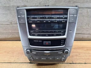 2009 LEXUS IS220D CD PLAYER HEAD UNIT & AC HEATER CONTROL SWITCH 86120-53630 - Picture 1 of 10