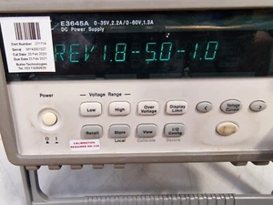Keysight E3645A 0-35V,2.2A/0-60V,1.3A DC POWER SUPPLY - Picture 1 of 4