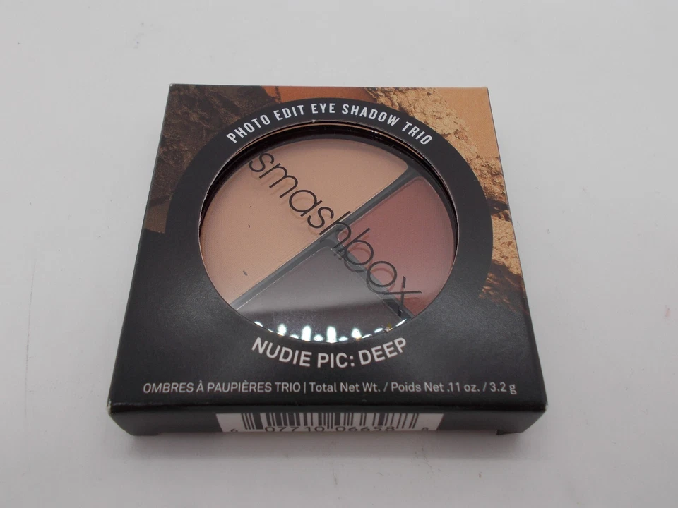 Smashbox Photo Edit Eyeshadow Trio Nudie Pic: Deep NEW - Image 1 of 1