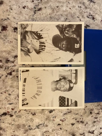 Vintage Negro League Legends Postcards, Jehosie Heard William Powell Cover