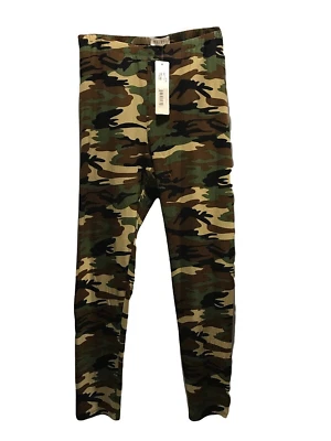 Yelete Leggings Womens One Size Plus Camouflage Boutique Olive Green Hunter New - Image 1 of 4