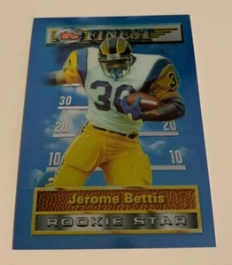 NFL JEROME BETTIS Los Angeles Rams 1994 Topps Finest ROOKIE Star Trading CARD 42 - Picture 1 of 3
