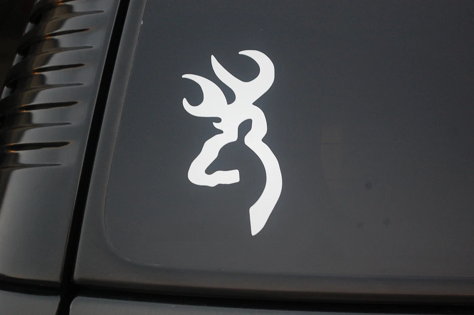 Browning Deer Vinyl Sticker Decal  Bowhunting Bow Hunt Choose Size &Color! (V250 - Image 1 of 1