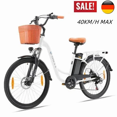 TESWAY Neu TTGO YY-26ST 26” City Elektrofahrrad 250W E-bike 36V 14.5AH für Damen/Herren