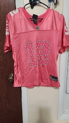Camiseta rosa para mujer NFL Aaron Rodgers Green Bay Packers #12 Reebok XL Foto 1 de 4