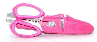 Nuevo Sabatier 10 en 1 Tijeras Multiusos y Funda de Afilar Magnética Rosa Foto 1 de 4