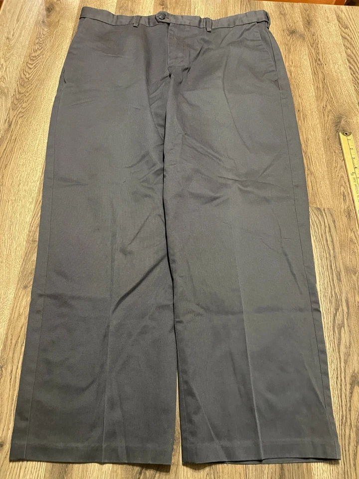 Pantalones Croft & Barrow, para hombre talla 38x30, negros, pantalones de vestir, pierna recta Foto 1 de 4