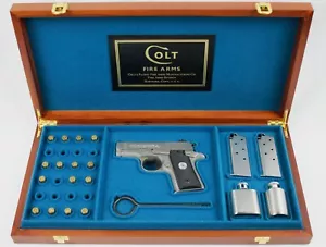 PISTOL GUN PRESENTATION CUSTOM DISPLAY CASE for COLT MUSTANG .380 Mk 4 Series 80 - Picture 1 of 12
