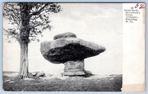 TABLE ROCK 1910 McCOLLOCH'S FARM CLINTON WHEELING WEST VIRGINIA WV postal - Imagen 1 de 2