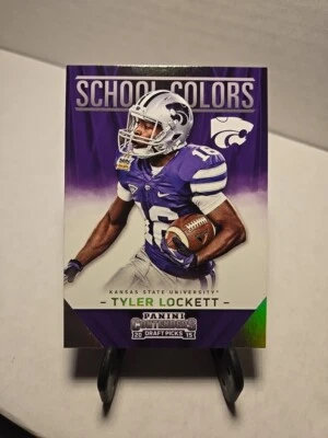 Tyler Lockett School Colors Contenders Rookie Card RC Kansas State 091324 - Image 1 of 4