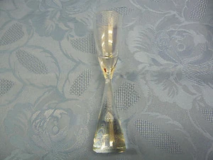 Modernes schönes Stundenglas Formglas mit gekapselter Blase 14 cm hoch!!  - Bild 1 von 6