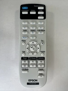Genuine EPSON 159917600 Replacement Projector Remote Control Unit TESTED - Picture 1 of 3