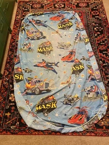 VTG 1985 Kenner M.A.S.K. Mobile Armored Strike Kommand Twin Fitted Bed Sheet - Picture 1 of 14