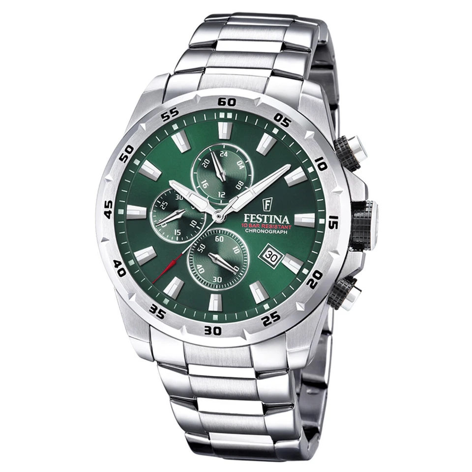 Festina Orologio da Uomo F20463/3 Cronografo Verde