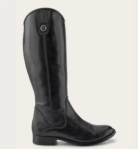 Frye Marissa Medallion Tall Boots Black Size 8.5 $328 - Picture 1 of 7