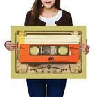 A2 - Retro Cassette Tape Music Mix Poster 59.4X42cm280gsm #14539