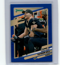 TAYSOM HILL 2021 DONRUSS BLUE PREES PROOF NO HELMET SP SAINTS BYU COUGARS S6