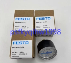 1 PCS NEW FESTO Y40 R1/8 Precision Pressure Gauge MAP-40-1-1/8-EN 161126 - Bild 1 von 5