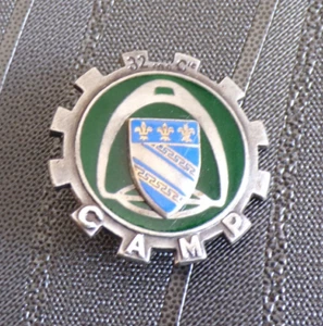 INSIGNE MILITAIRE 32° COMPAGNIE DE CAMP DU TRAIN / DRAGO TBE - Picture 1 of 2