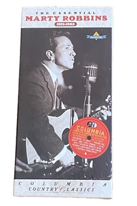 Essential MARTY ROBBINS 1951-1982 Box Set 2 cassettes are sealed! Mint! Book - Picture 1 of 6