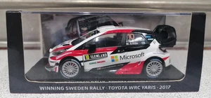 Modellino Spark Minimax Toyota Yaris WRC Winning Sveden Rally 2017 1/43 - Foto 1 di 7