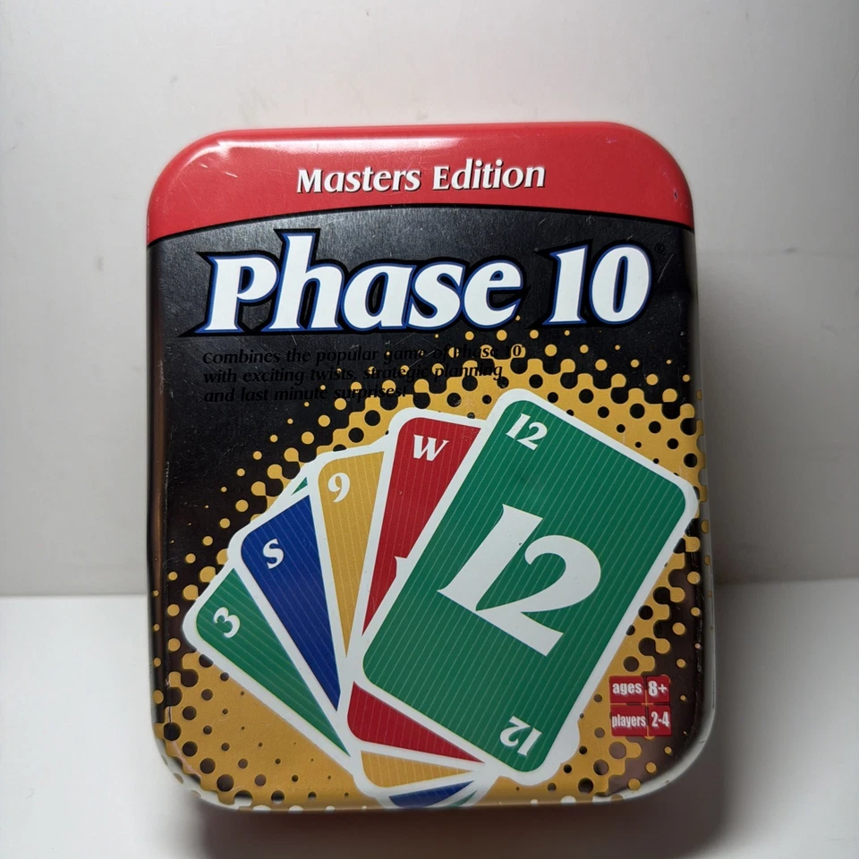 Fundex Phase 10 Masters Edition in Tin (COMPLETE) - Image 1 of 4