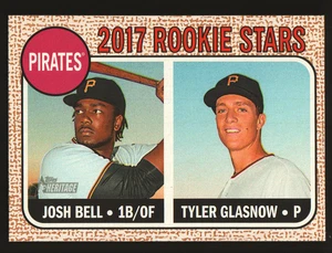 2017 Topps Heritage #36 - Pirates 2017 Rookie Stars  17-1168 - Picture 1 of 2
